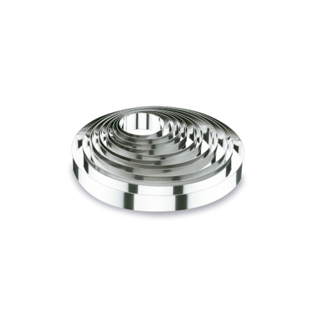 Aro Cortante Redondo de Acero Inoxidable 8 cm Aro Cortante Redondo de Acero Inoxidable 8 cm