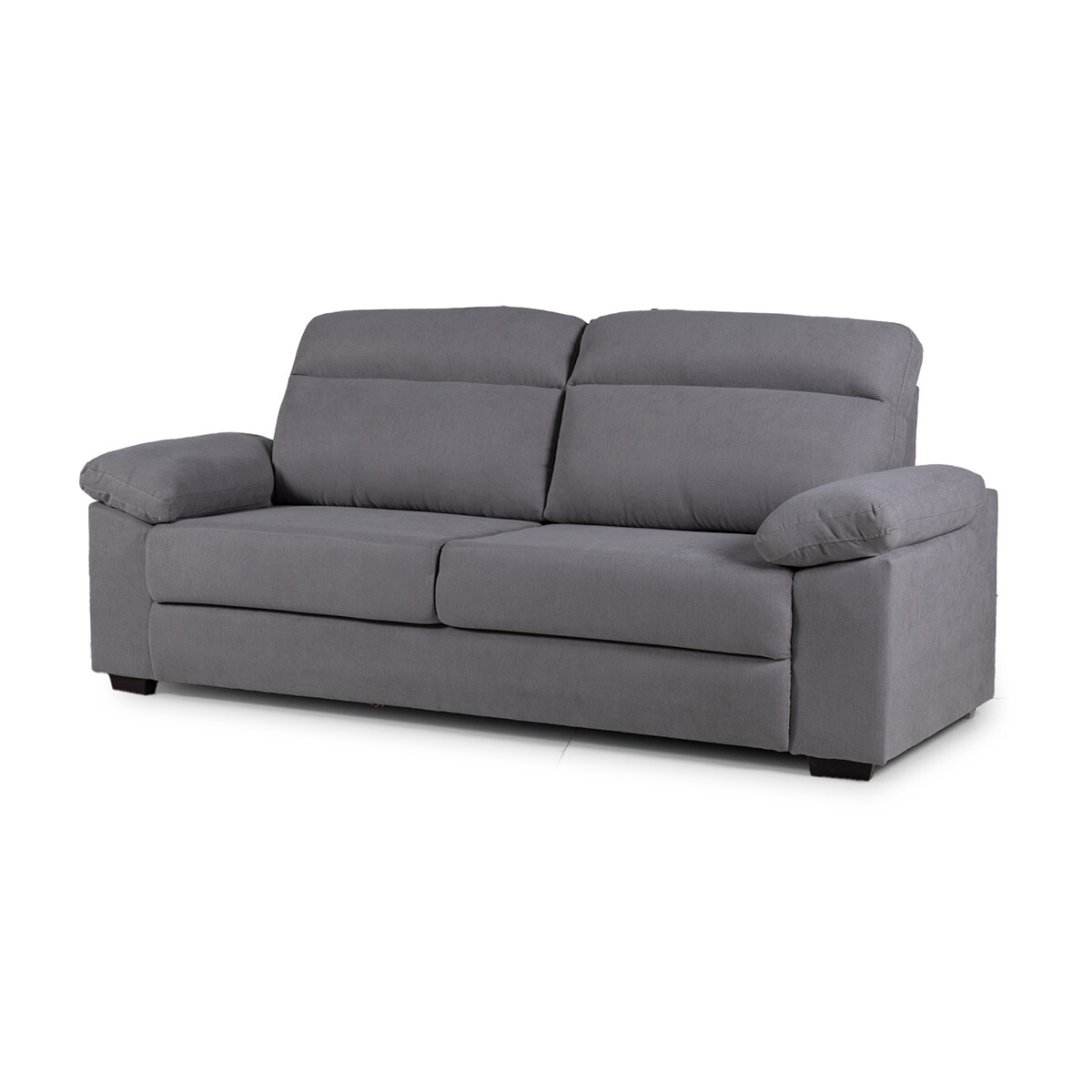 Sofá Owen - Tela Microfibra - 3 cuerpos - 12091 (Gris) 