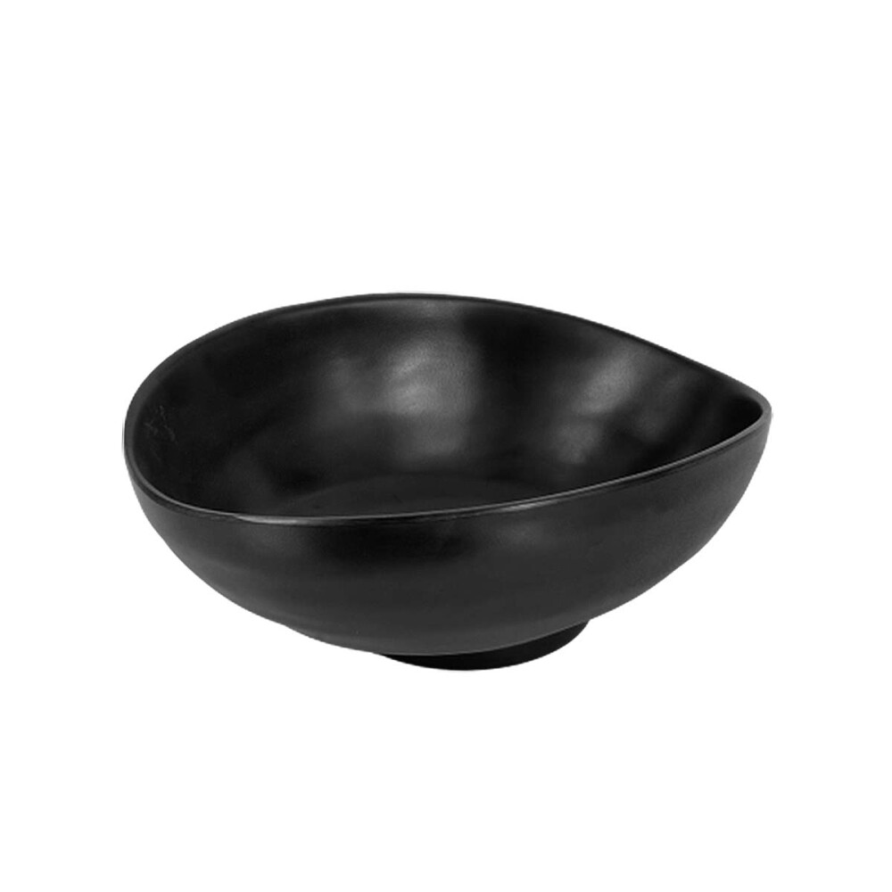 Bowl de melamina negro 20x17x7.7 cm Bowl de melamina negro 20x17x7.7 cm