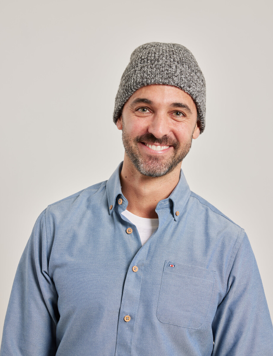 700509 GORRO TEJIDO HARRINGTON URBAN Gris