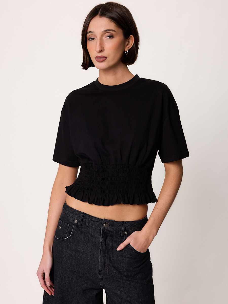T-SHIRT M/C VIZZIO DIXIE Negro