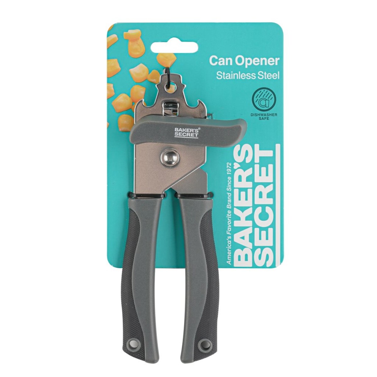 ABRE LATAS 18.6CM ACERO INOXIDABLE 