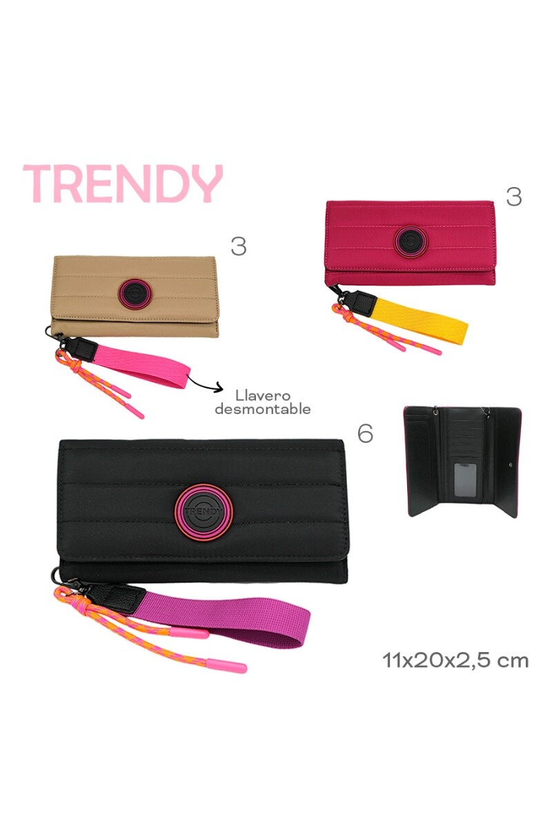 Billetera Trendy Fucsia