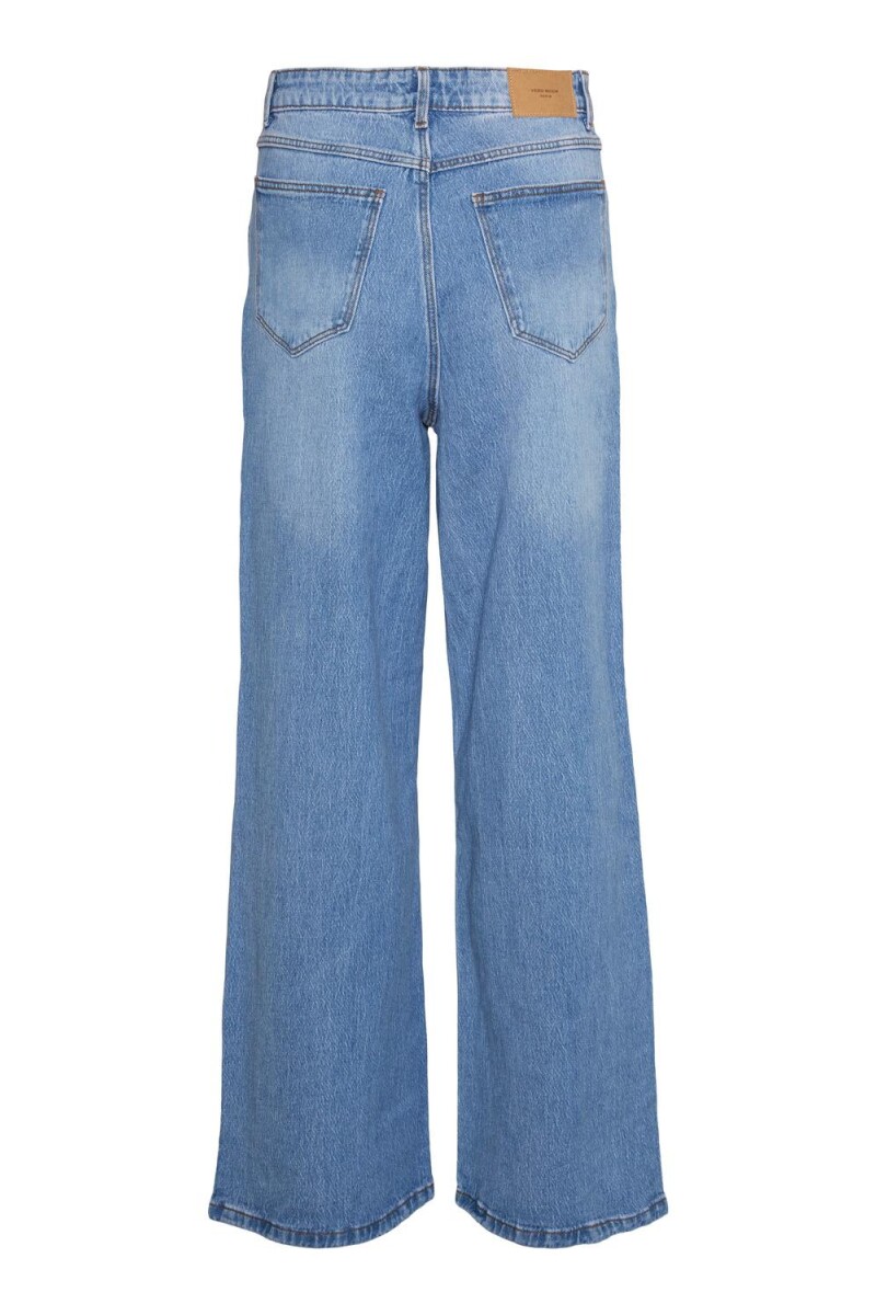 Jeans Kathy Tiro Extra Alto Medium Blue Denim