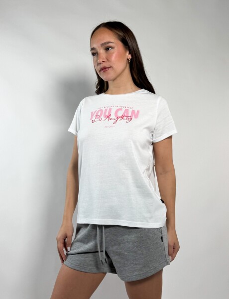 Remera de dama Calu Blanco