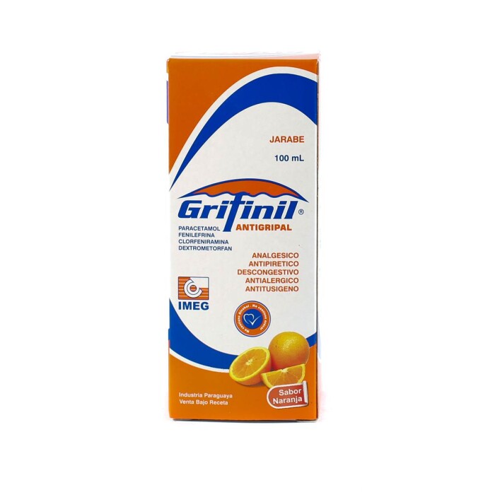 GRIFINIL JARABE FRASCO X 100 ML. única