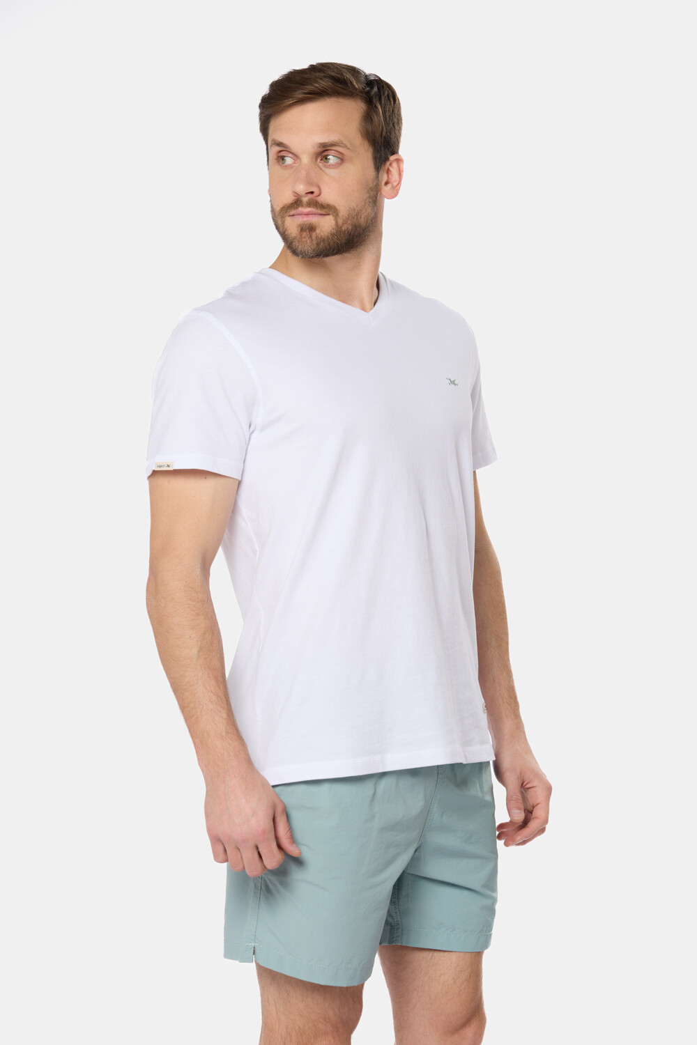 SHORT DE BAÑO LISO Denim