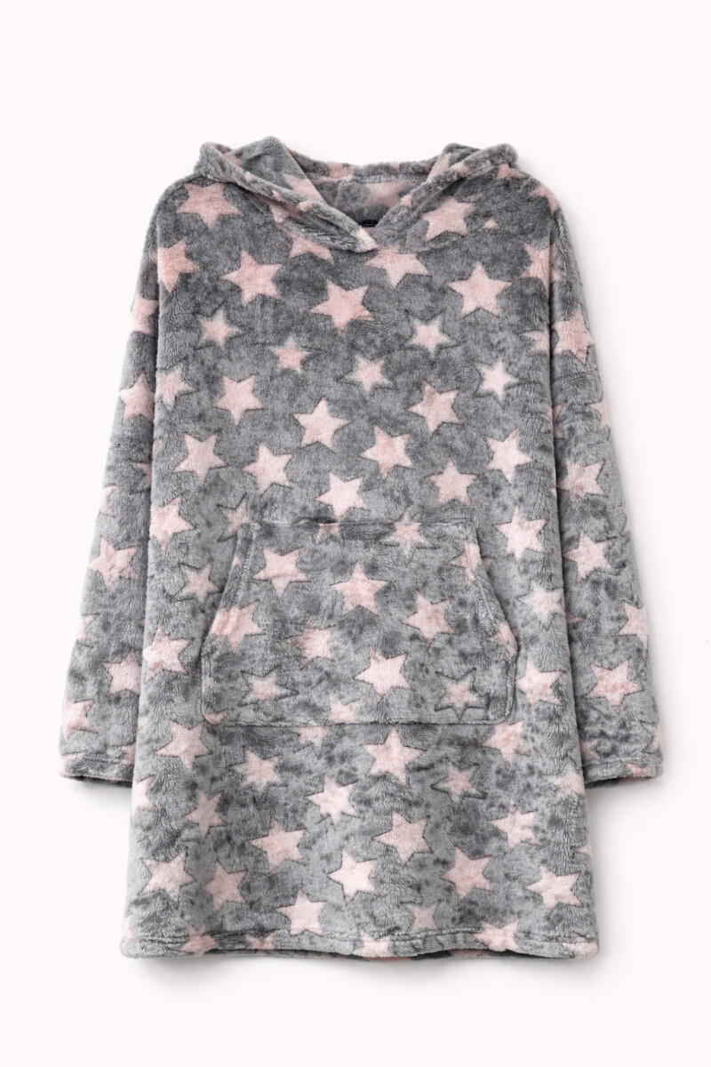 PIJAMA HOODIE ANA - GRIS CLARO 