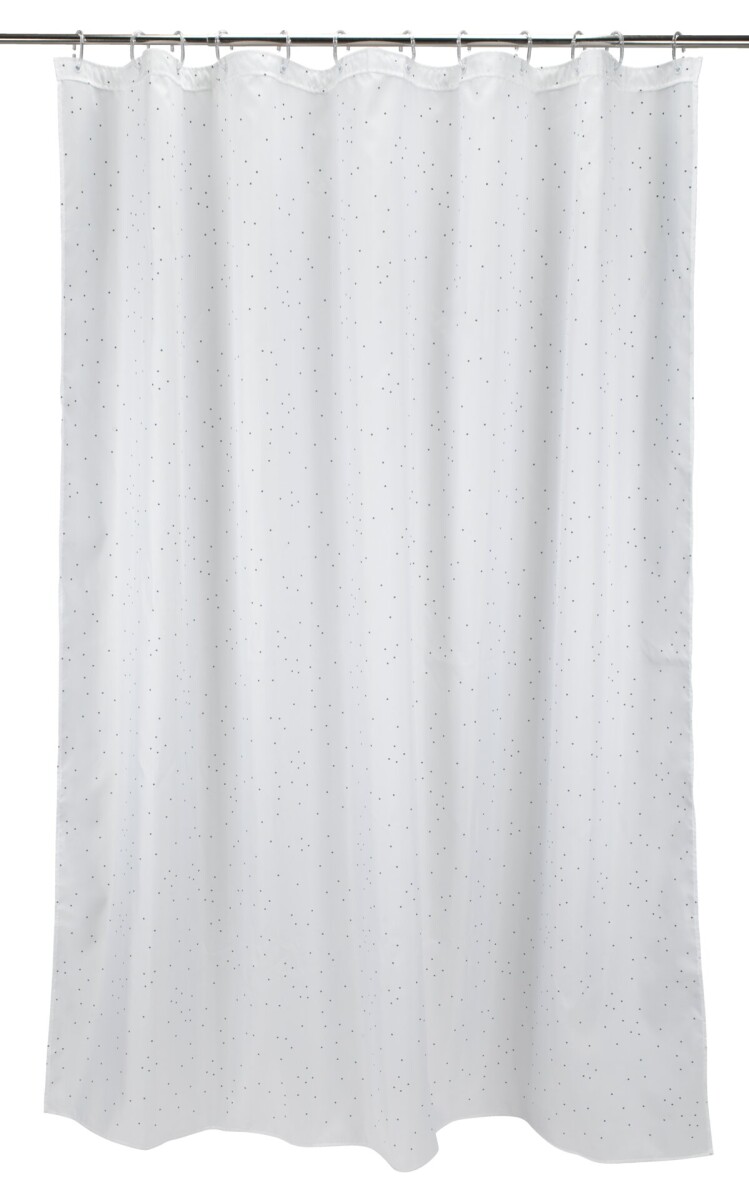 Cortina de ducha HAGBY 180x200 blanco 