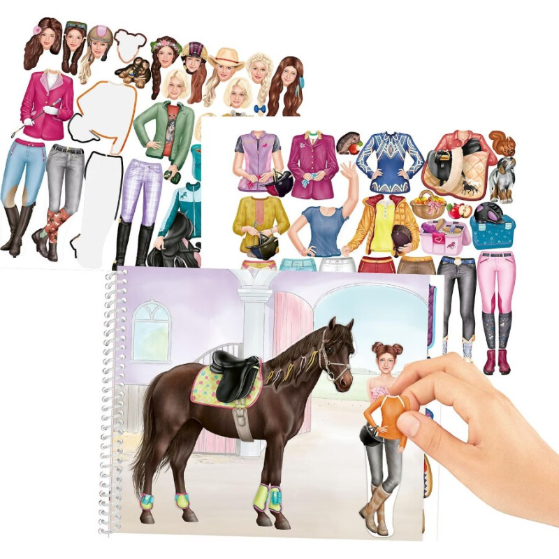 Libro de Stickers Miss Melody Big Top Model Libro de Stickers Miss Melody Big Top Model