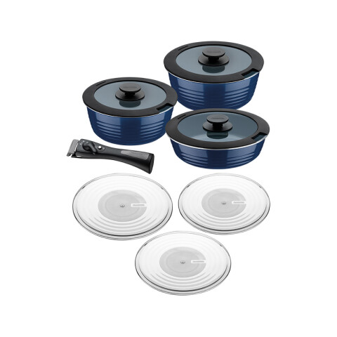 Batería de cocina céramica Multiuso 10 pzas. "ITRIA" -TRAMONTINA TR5487