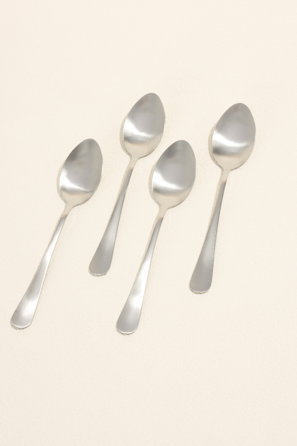 Cuchara Olivo Set 4 Un. Plateado Color Unico