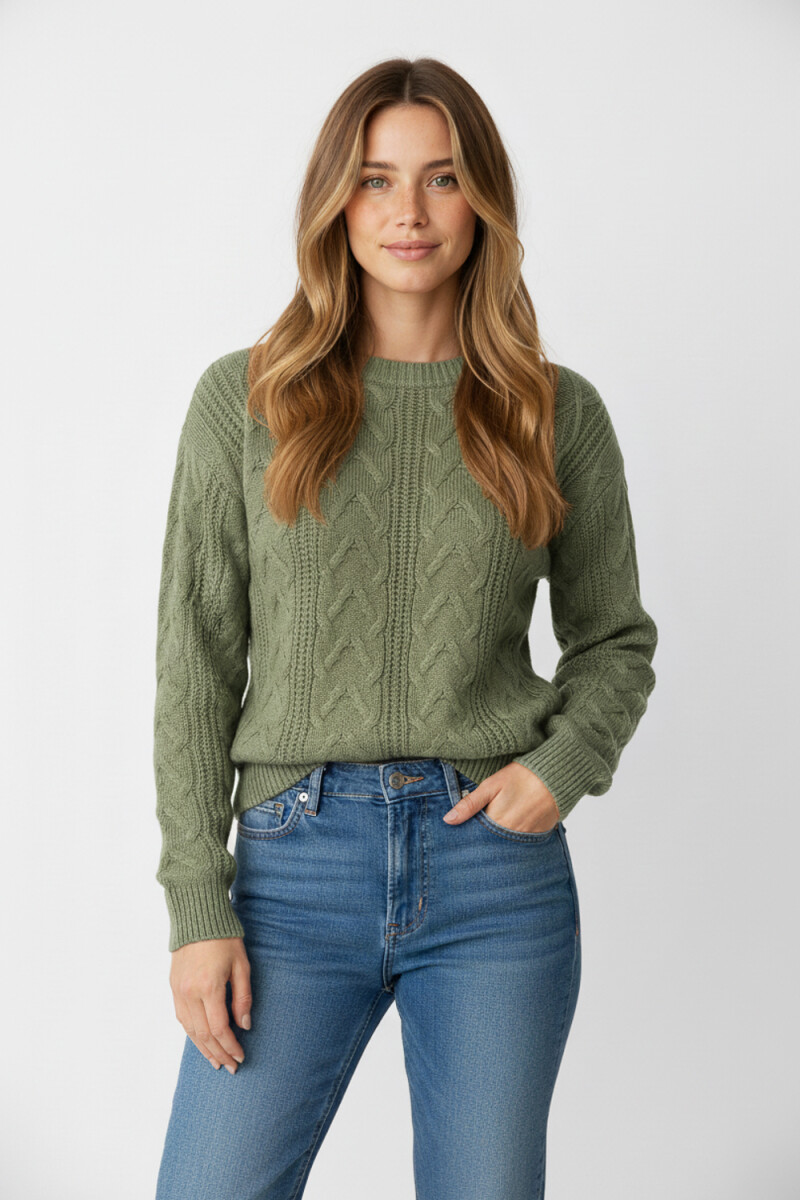 Sweater Focio - Verde Azulado 