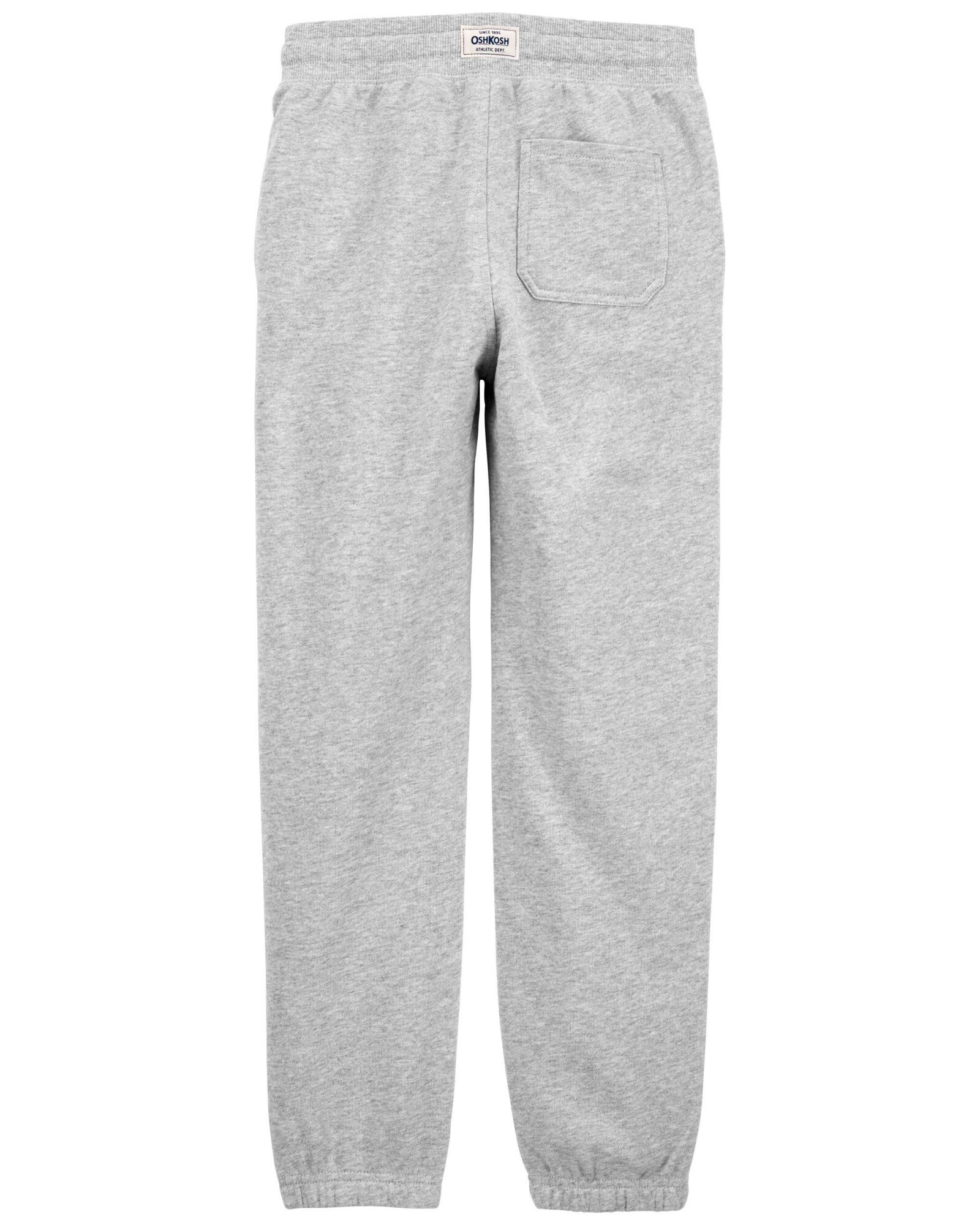 Pantalón deportivo de algodón, con logo, gris. Talles 6-14 Pantalón deportivo de algodón, con logo, gris. Talles 6-14