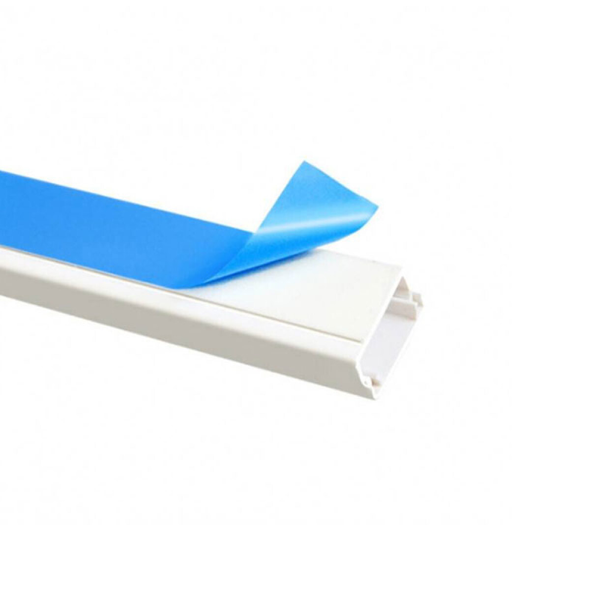 Ducto plástico blanco con adhesivo 40x30mm 2 mts. - CAN00060 