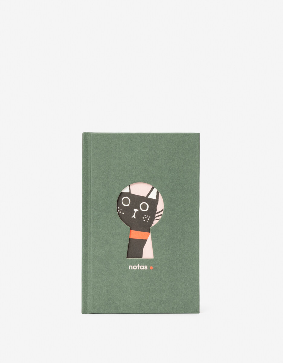 Cuaderno Calado Diseño Gato 