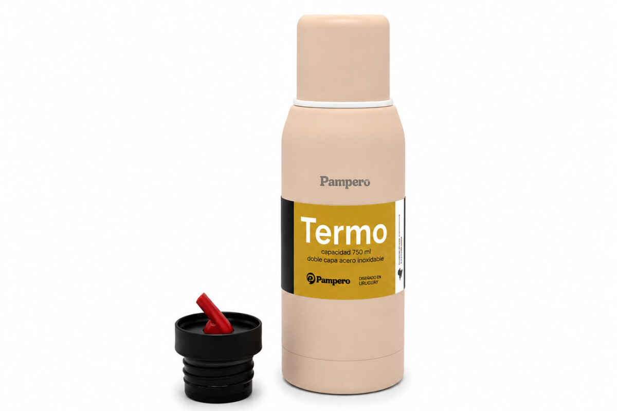 TERMO ACERO DOBLE CAPA 750ML Rosado