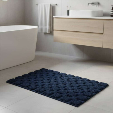 Alfombra Bulky 40X60Cm Color Azul