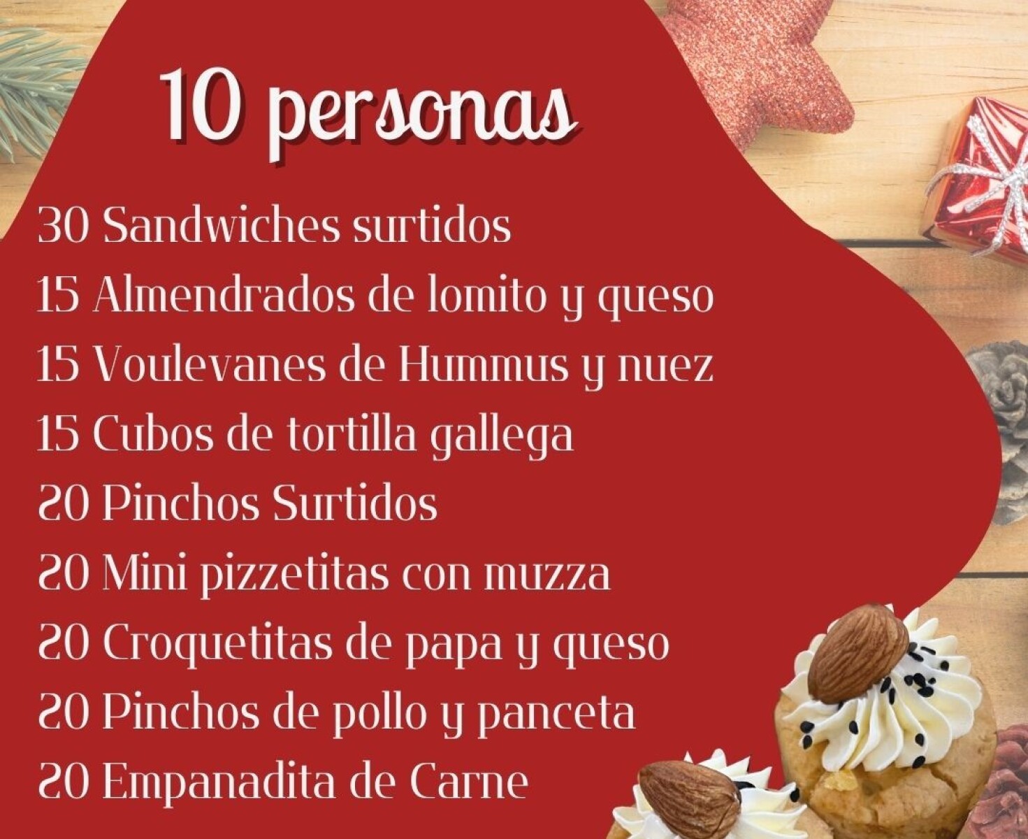 Lunch 10 personas 