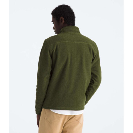 Buzo Polar Textured cierre de 1/4 hombre Woodland Green Heather