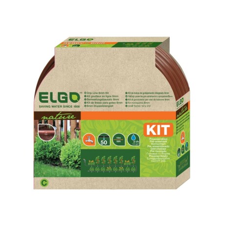 Kit riego para goteo 8mm Elgo Kit riego para goteo 8mm Elgo