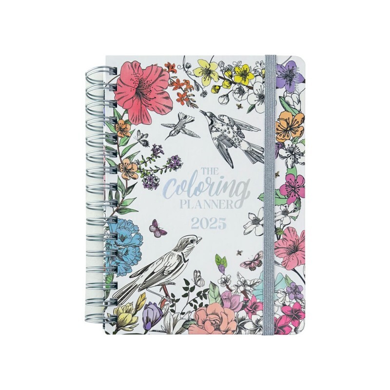 Agenda Coloring Therapy Semana A La Vista Con Espiral Mooving AGENDA MOOVING THE COLORING 2027 SEMANAL