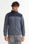 Campera de polar con corderito GRIS