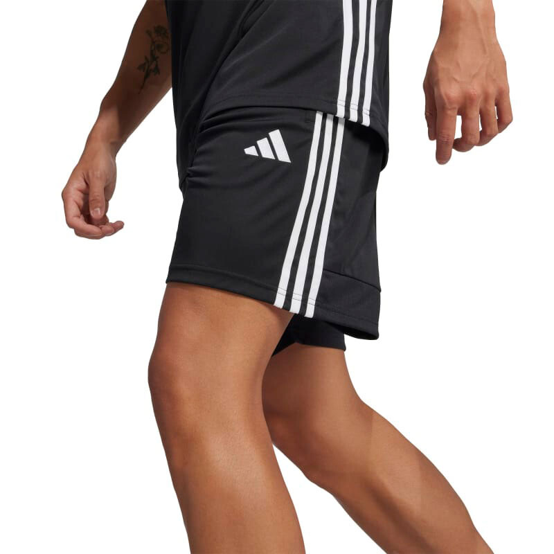 Short de Hombre Adidas Tiro Es Negro - Blanco