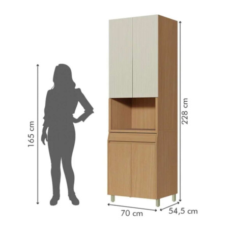 Armario de Cocina 4 Puertas 1 Cajon Simone