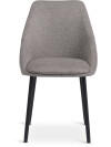 Silla de comedor VELLEV tela arena/negro Silla de comedor VELLEV tela arena/negro