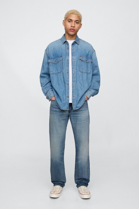 Jean Straight Ultra Soft Hombre Medium Wash