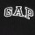 Remera Mini Logo Gap Mujer Black White Pk