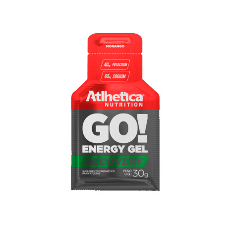 Atlhetica Nutrition Go! Energy Gel 30g 10 unidades Frutilla