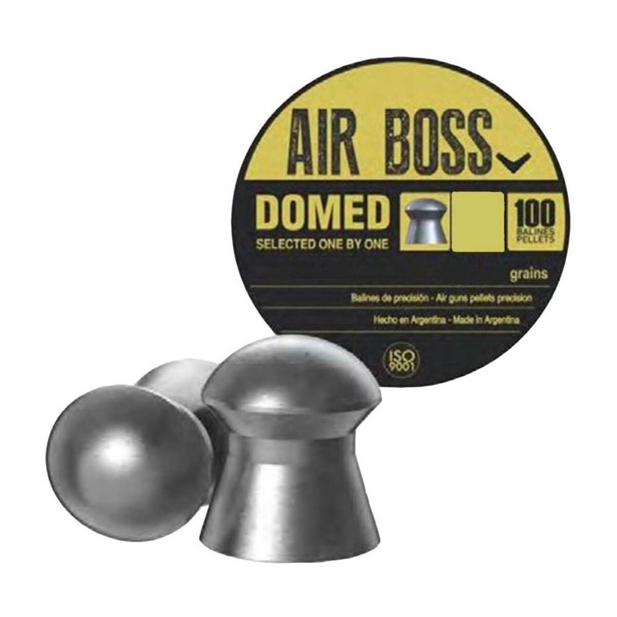 CHUMBO APOLO AIR BOSS DOMED 9MM X 100UNID 5,3/82 
