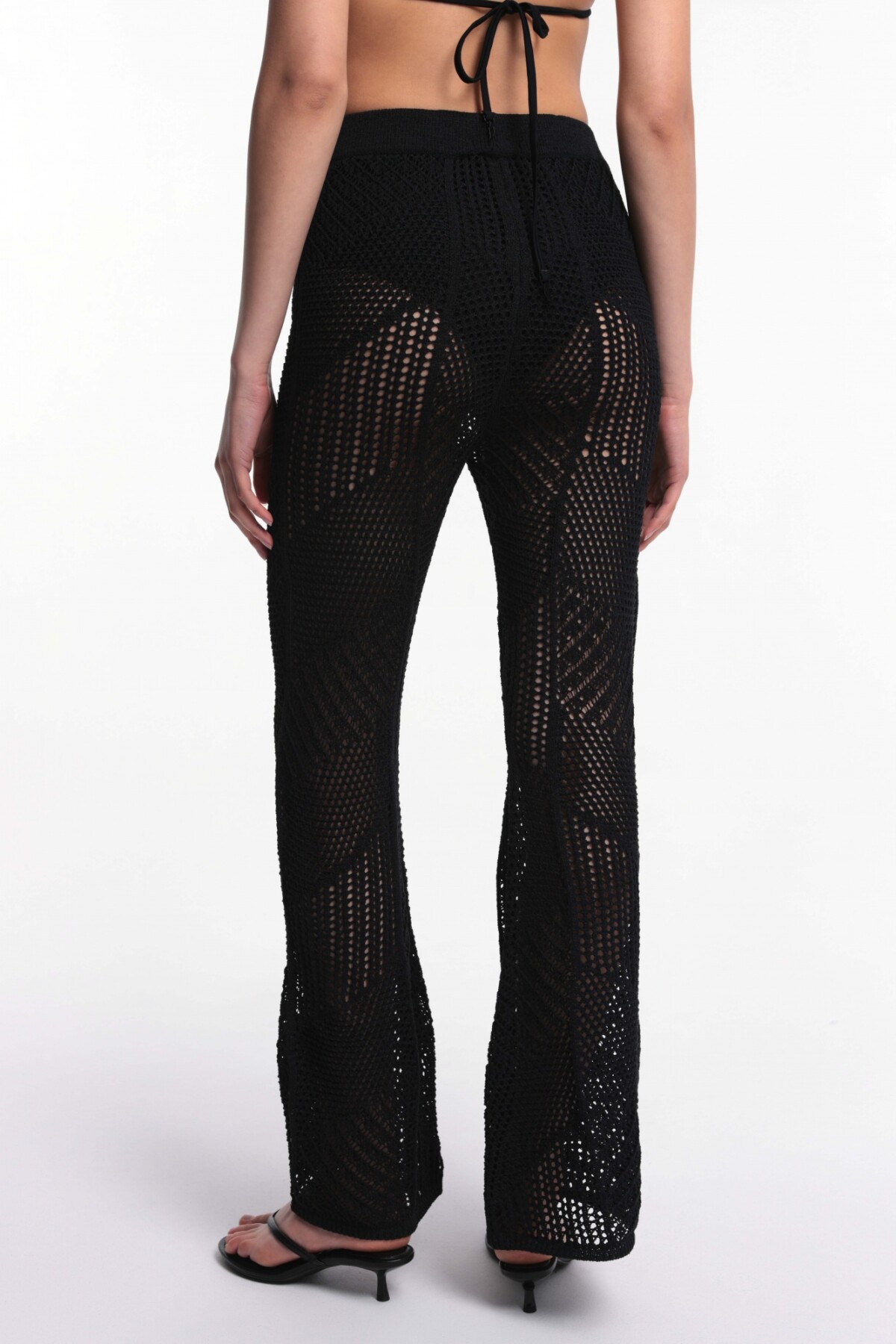 Pantalón Patchwork Negro