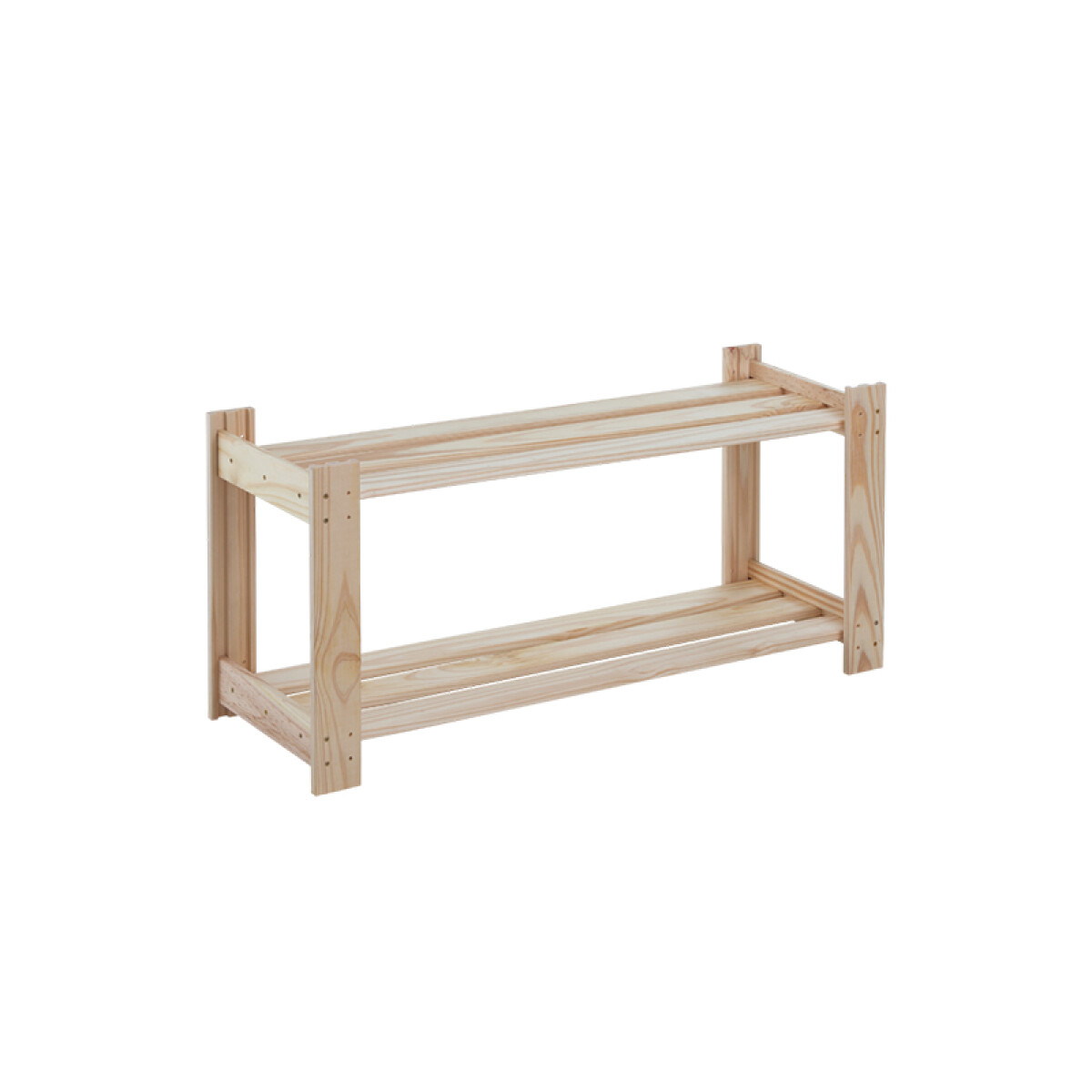 Estantería modular 2 estantes color natural - TM0052 