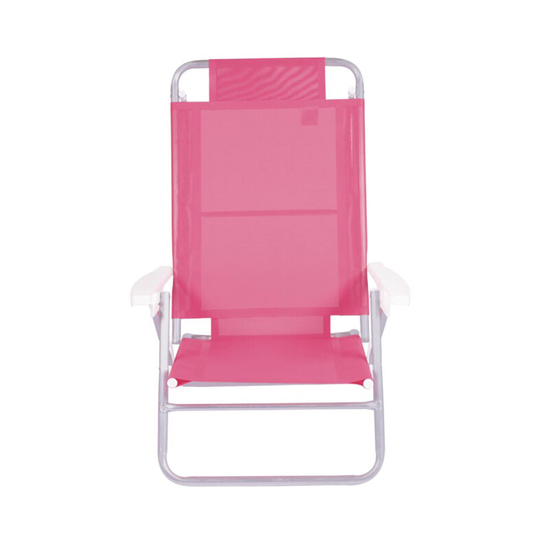 Silla Summer 6 Posiciones Aluminio ROSA