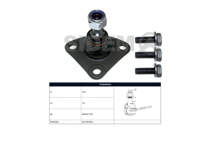 Rotula Del Fiat Ducato, Peug Boxer 06-25 Der/Izq Rotula Del Fiat Ducato, Peug Boxer 06-25 Der/Izq