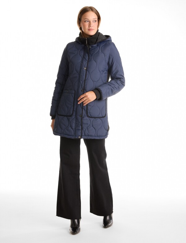 Campera Capitoneada AZUL