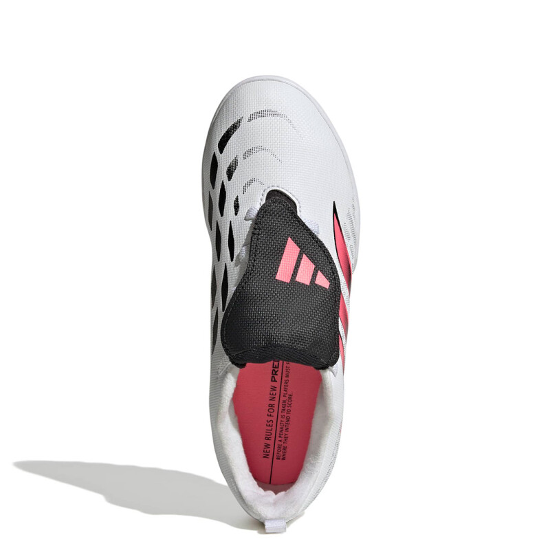 Championes de Niños Adidas Predator Club Ft El Tf Blanco - Rosado