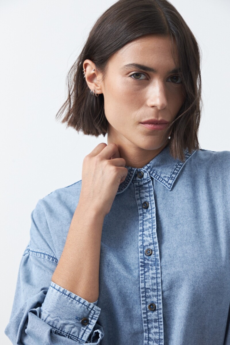 CAMISA OPALITA - Azul Lavado 