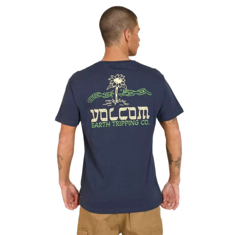 Remera Volcom Perseverance Azul