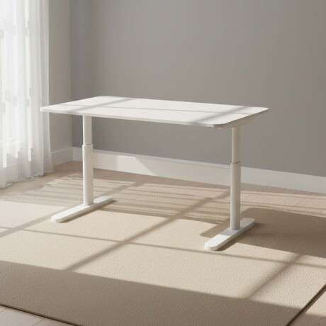 ESCRITORIO REGULABLE KIDS MDF-Y-METAL BLANCO CURIE 1,2M