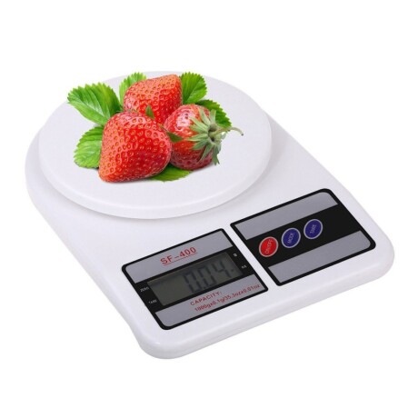 Balanza Digital de Precisión para Cocina Pesa de 1gr a 10kg Blanco