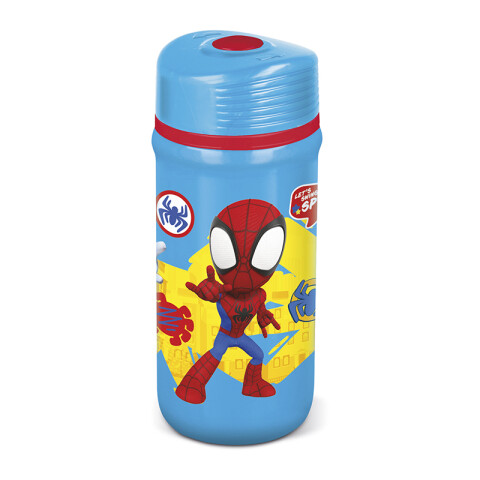Botella Plástica Spiderman Twister 390 ml AZUL