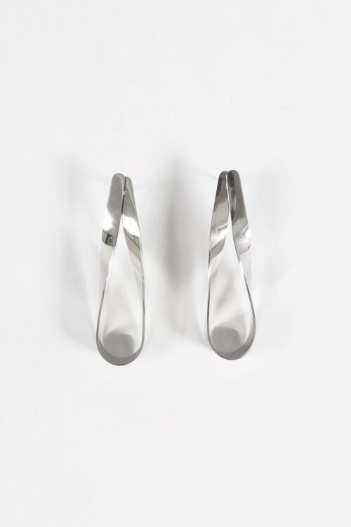 Caravanas acero vuelta plateado