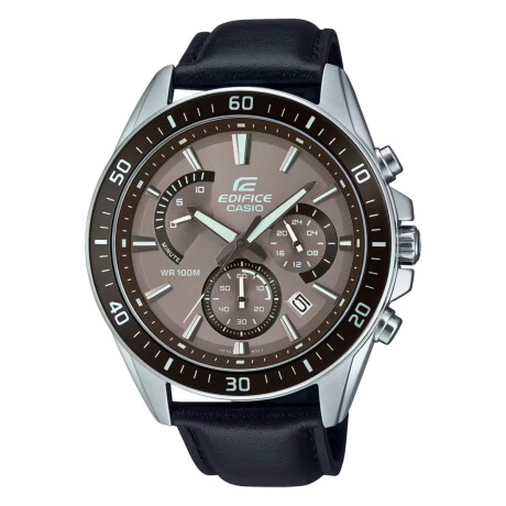 Reloj Edifice Efr552L-5Avudf En Cuero Marron 0