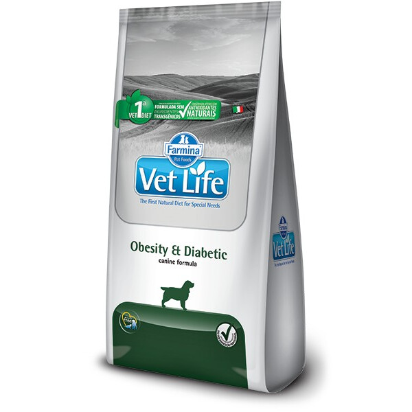 VET LIFE NATURAL CANINE OBESITY & DIABETIC 2 KG VET LIFE NATURAL CANINE OBESITY & DIABETIC 2 KG