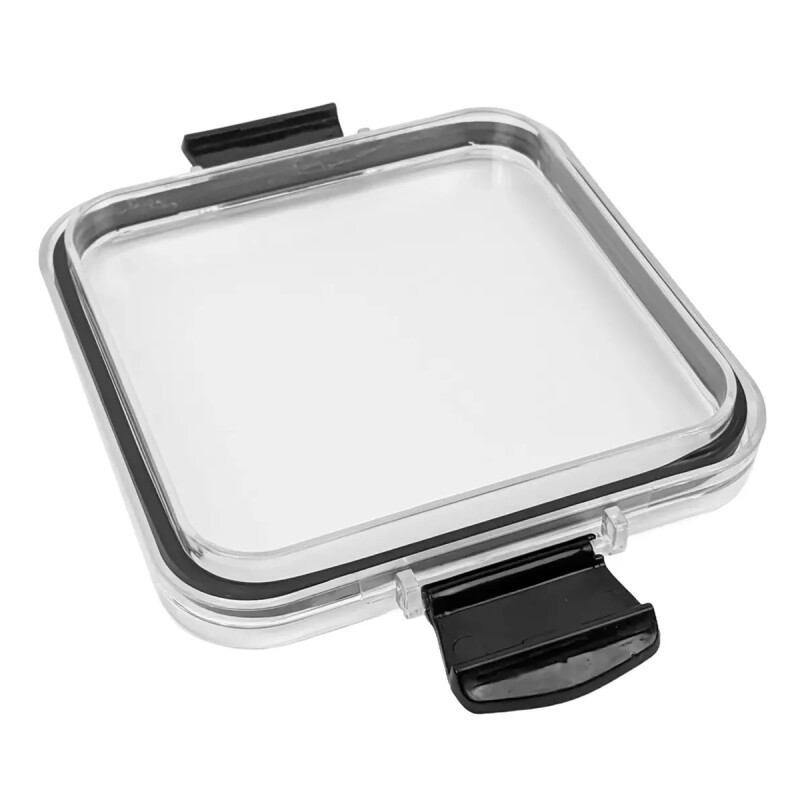 Pote hermético cuadrado 1300 ml TRANSPARENTE