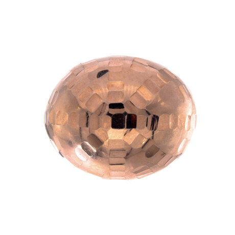 Anillo de plata 925 con baño de oro rosado. Anillo de plata 925 con baño de oro rosado.